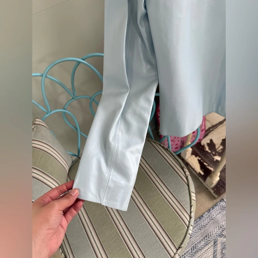 Ralph Lauren light Blue Blazer with Button Closure - Picture 7 of 7
